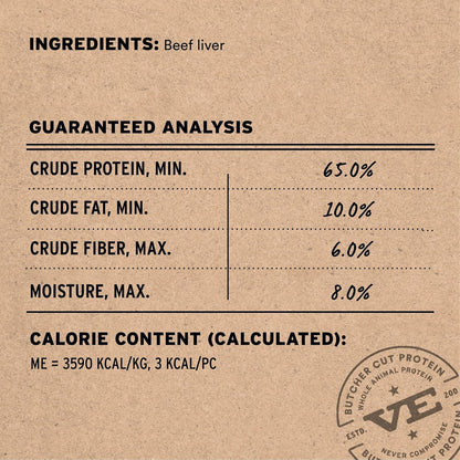 Vital Essentials Freeze Dried Dog Treats | Beef Liver, Single Ingredient | Premium Quality | Grain Free Training Treats for Dogs, 2.1 Oz Bag3