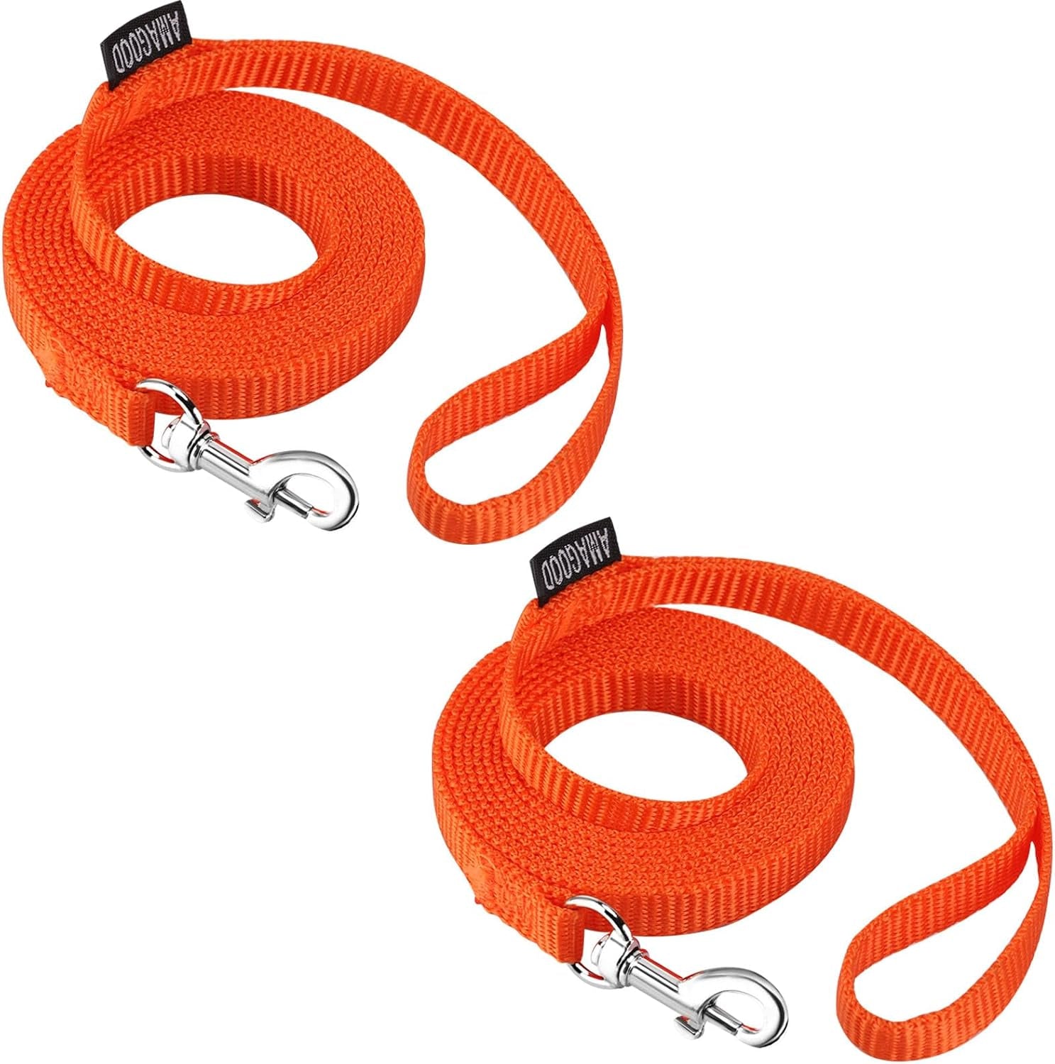 amagood-6-ft-puppy-leash-strong-traditional-style-with-easy-to-use-collar-hook-great-for-small-medium-and-large-dogs-5-8in-x-6-ft-purple