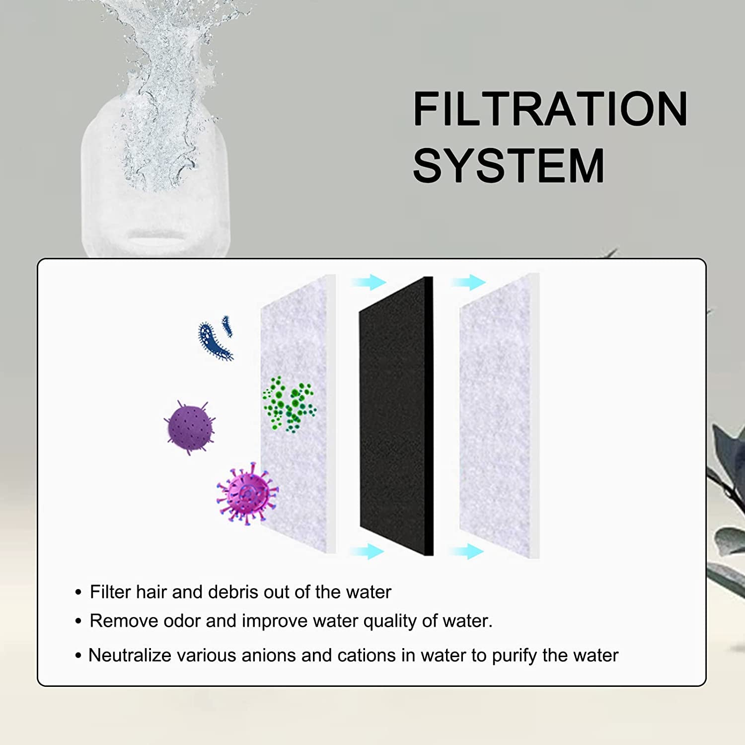 cat-water-fountain-filters-for-108-3-2l-67oz-2l-stainless-steel-pet-water-dispenser-fountain-filter-replacement-with-8-sponges-8-filters-8-sponges
