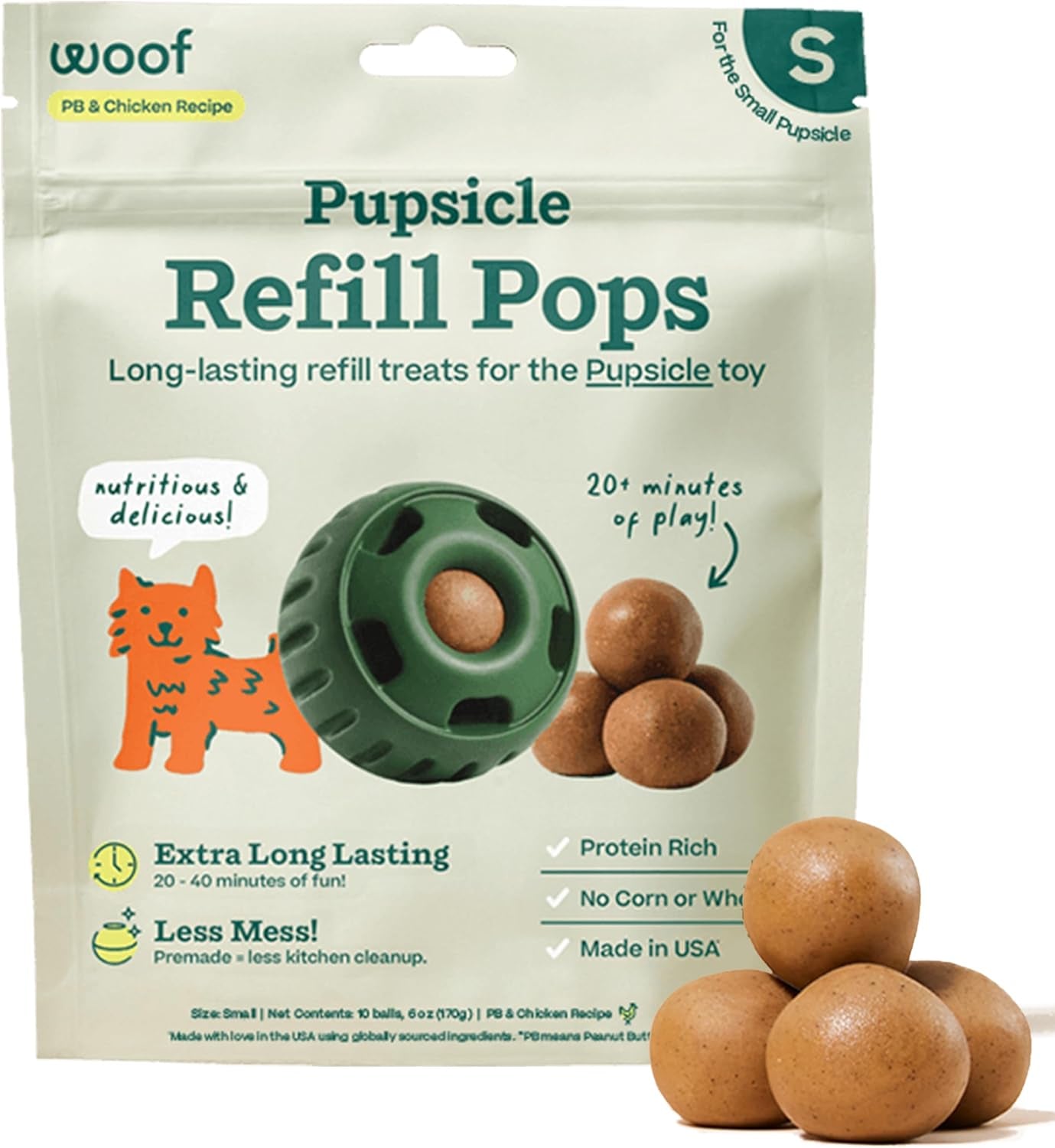 woof-pupsicle-peanut-butter-beef-refill-pops-dog-treats-large-7-count-for-large-pupsicles-peanut-butter-beef-flavor-long-lasting-treats-pre-made-pops-wholesome-ingredients-shelf-stable
