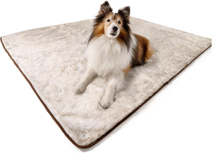 PAW BRANDS Pupprotector Waterproof Throw Blanket, White/Brown, 60X50 | Waterproof, Machine Washable — Protects Couches, Beds & Car Seats24