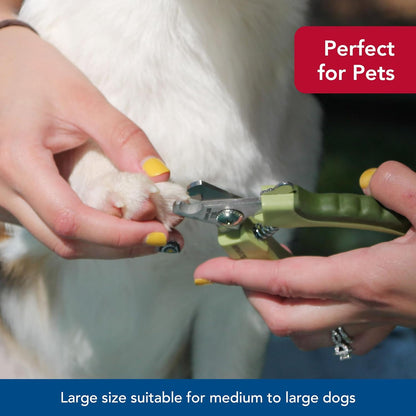 Coastal Pet Safari Professional Dog Nail Trimmer - Dog Nail Clippers for Grooming - Dog Claw Care for Small & Large Dogs - Nail Trimmer - Pet Supplies for Dog Grooming - Standard, 5" X 1.5"6