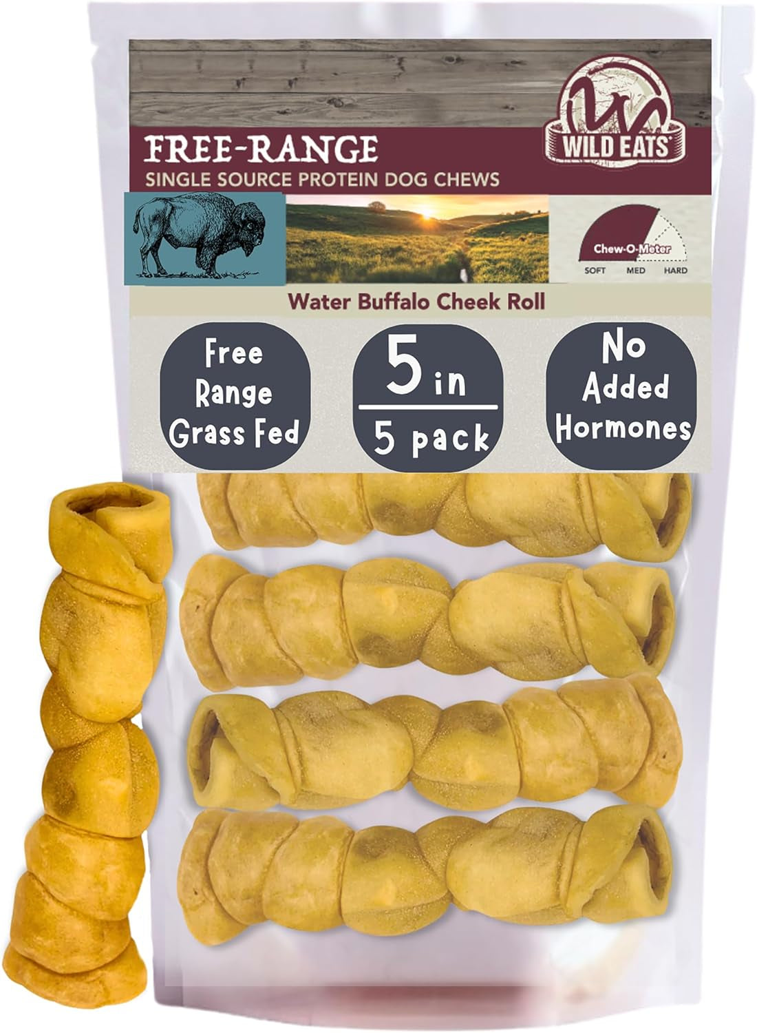 wild-eats-water-buffalo-retriever-style-cheek-rolls-dog-chews-pack-of-5-long-lasting-treats-and-bones-for-aggressive-gnawing-and-large-sized-breeds-works-as-a-satisfying-substitute-for-pig-ears