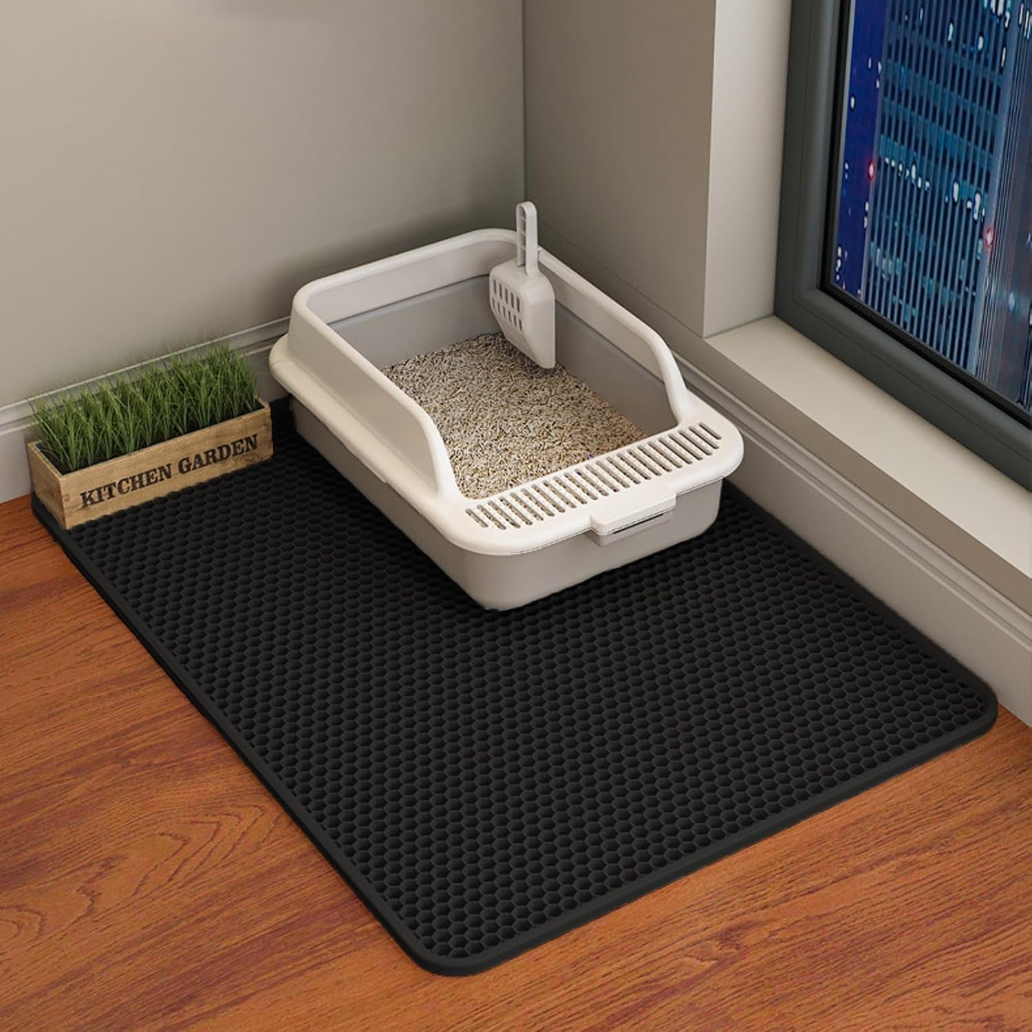 hcy-wld-cat-litter-mat-45x26-35x24-30x22-24x18-inch-double-layer-cat-litter-box-mat-eva-non-slip-waterproof-urine-proof-cat-litter-catcher-mat-easy-clean-scatter-control-35x24-inch-khaki