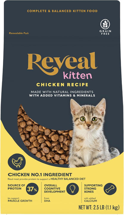 Reveal Whitefish Grain Free Complete Dry Cat Food 3 Lb Bag | High Quality Protein, Grain Free, Omega-3 Fatty Acids for Healthy Skin & Coat, Added Vitamins & Minerals, Complete & Balanced14