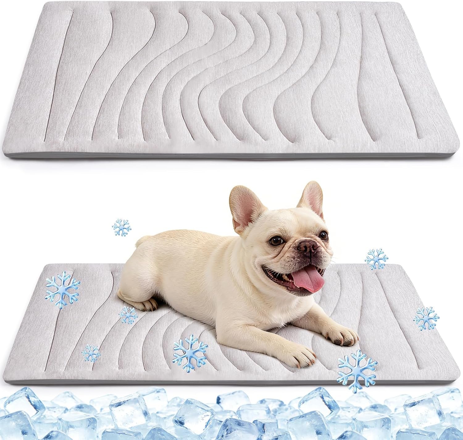 dog-cooling-mat-36x23-reversible-cooling-pad-for-dogs-cats-pressure-activated-pet-cooling-mat-indoor-outdoor-scratch-resistant-machine-washable-summer-dog-blanket-grey