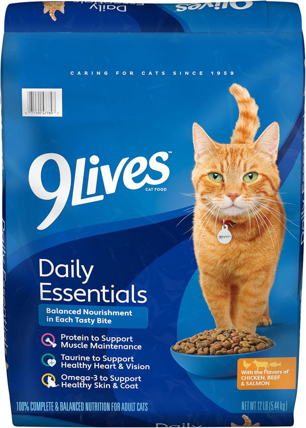 9Lives Daily Essentials Dry Cat Food, 28 Pound Bag11