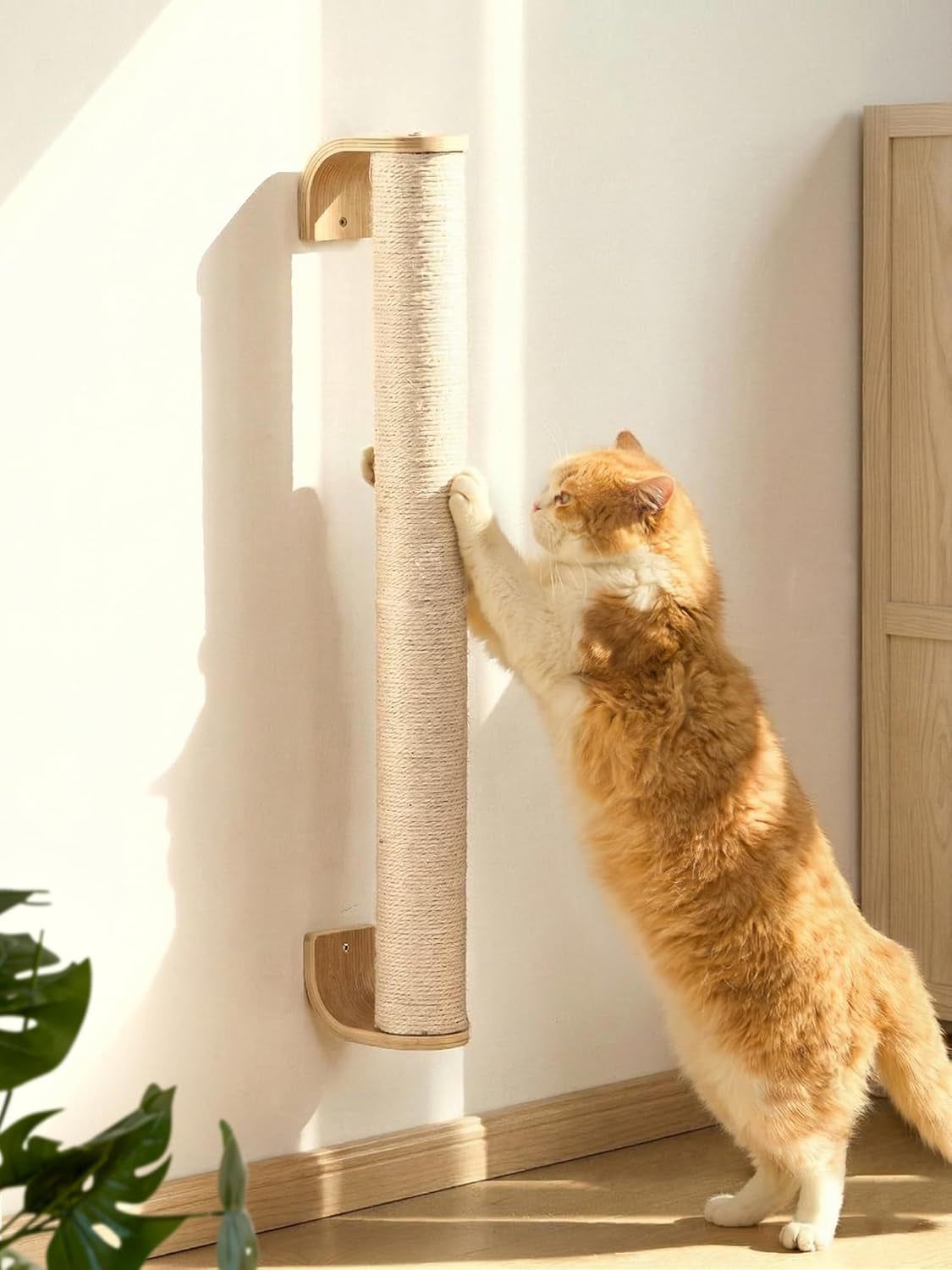 fukumaru-cat-wall-scratcher-60-tall-kitten-scratching-post-natural-sisal-pole-wall-mounted-climbing-tree-for-indoor-large-cats