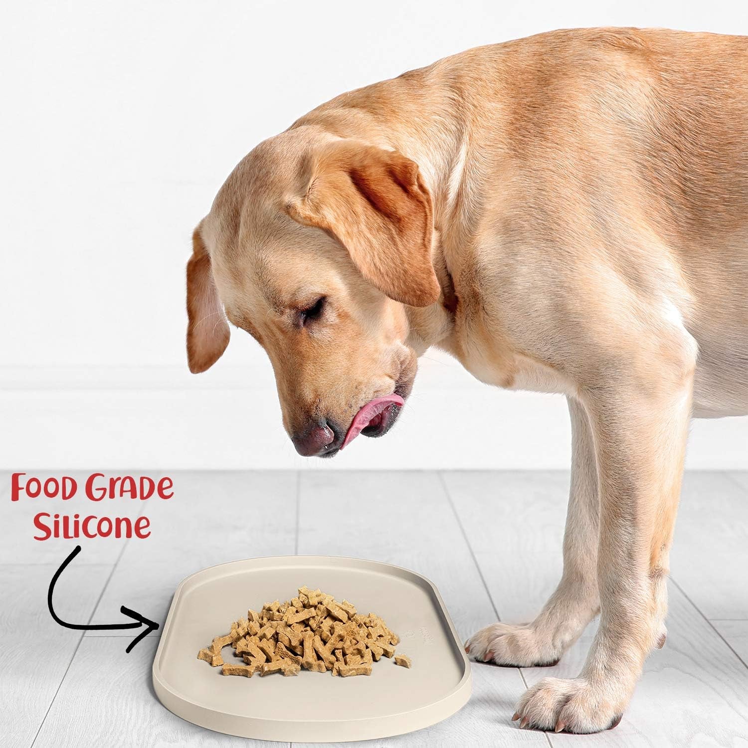 dogbuddy-dog-food-mat-waterproof-dog-bowl-mat-silicone-pet-mat-for-food-and-water-bowls-nonslip-pet-feeding-mat-with-edges-dogs-food-mats-for-floors-puppy-supplies-small-white-sand