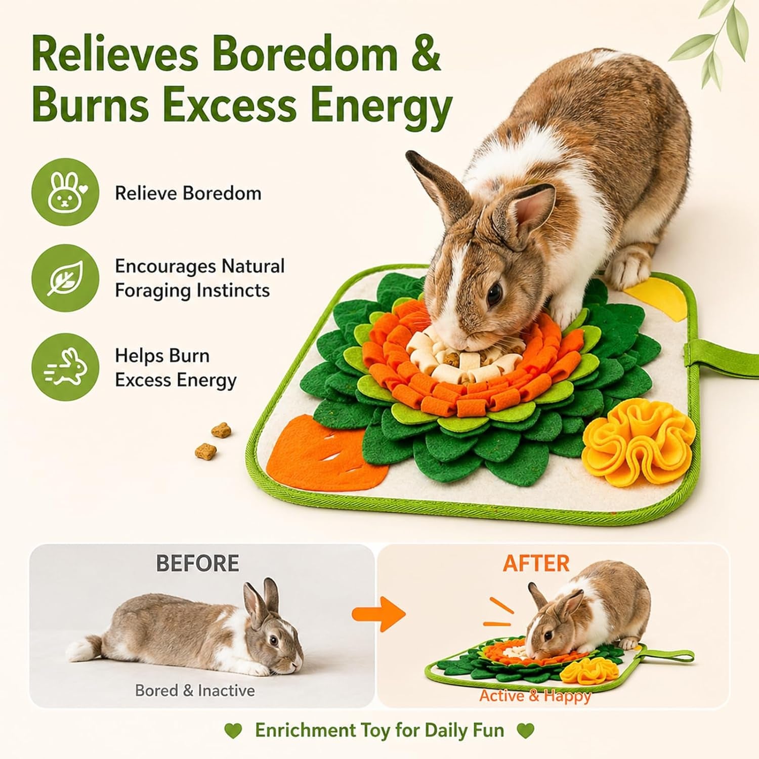 rabbit-foraging-mat-interactive-bunny-snuffle-mat-for-small-animals-puzzle-toy-indoor-enrichment-feeding-mat-11-8-treat-dispenser-for-bunny-guinea-pigs-ferrets-chinchillas-hamste-puppies
