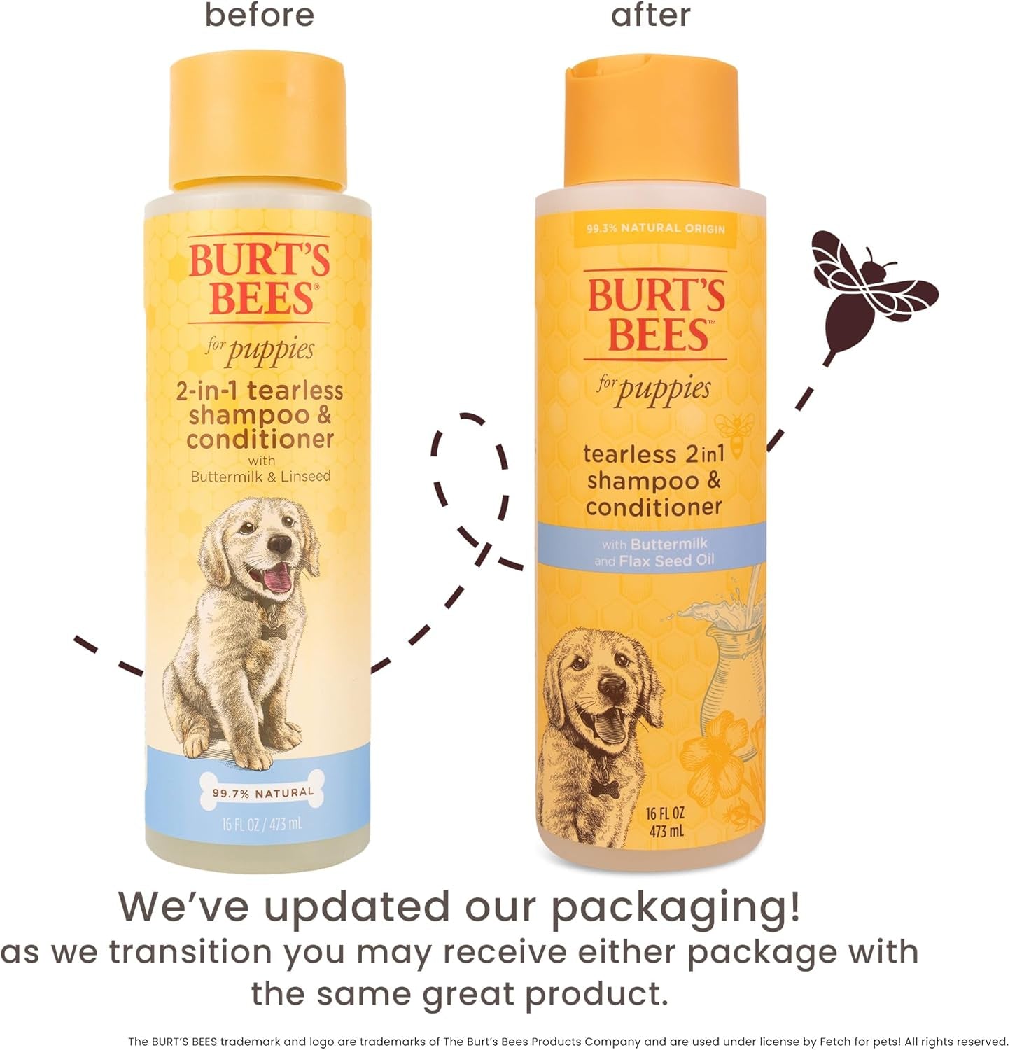 burt-s-bees-for-pets-tear-free-puppy-shampoo-conditioner-with-buttermilk-2-in-1-gentle-dog-shampoo-for-puppies-cleans-and-conditions-sensitive-skin-16-fl-oz-gentle-2-in-1-formula-cleans-and-conditions-sensitive-puppy-skin-and-coat-tearless-for-easy-bath-time