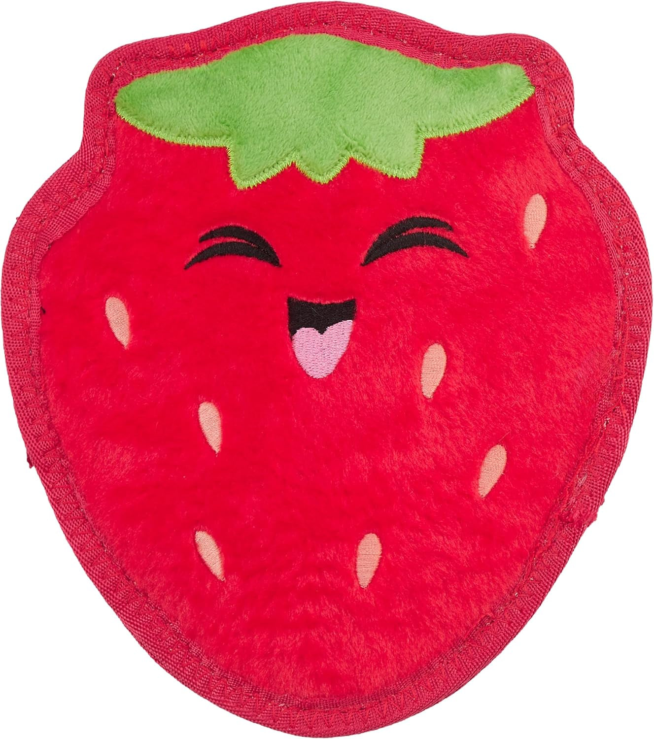 outward-hound-tough-skinz-durable-squeaky-dog-toy-with-two-tough-layers-watermelon-red-medium