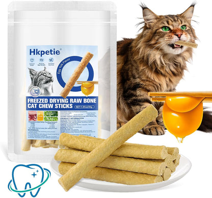 30G Freezed Dried Cat Chew Stick Chicken Flavor, Cat Dental Treats for Freshens Breath and Reduce Tartar, Feline Teething Sticks Cats Treats Snack10