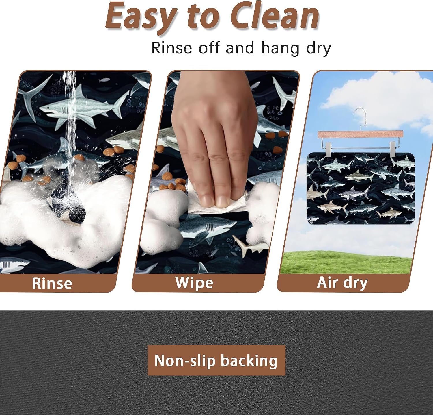cute-shark-dog-cat-food-mat-absorbent-pet-feeding-mat-with-rubber-backing-non-slip-water-bowl-placemat-indoor-pet-accessories-supplies-12x20
