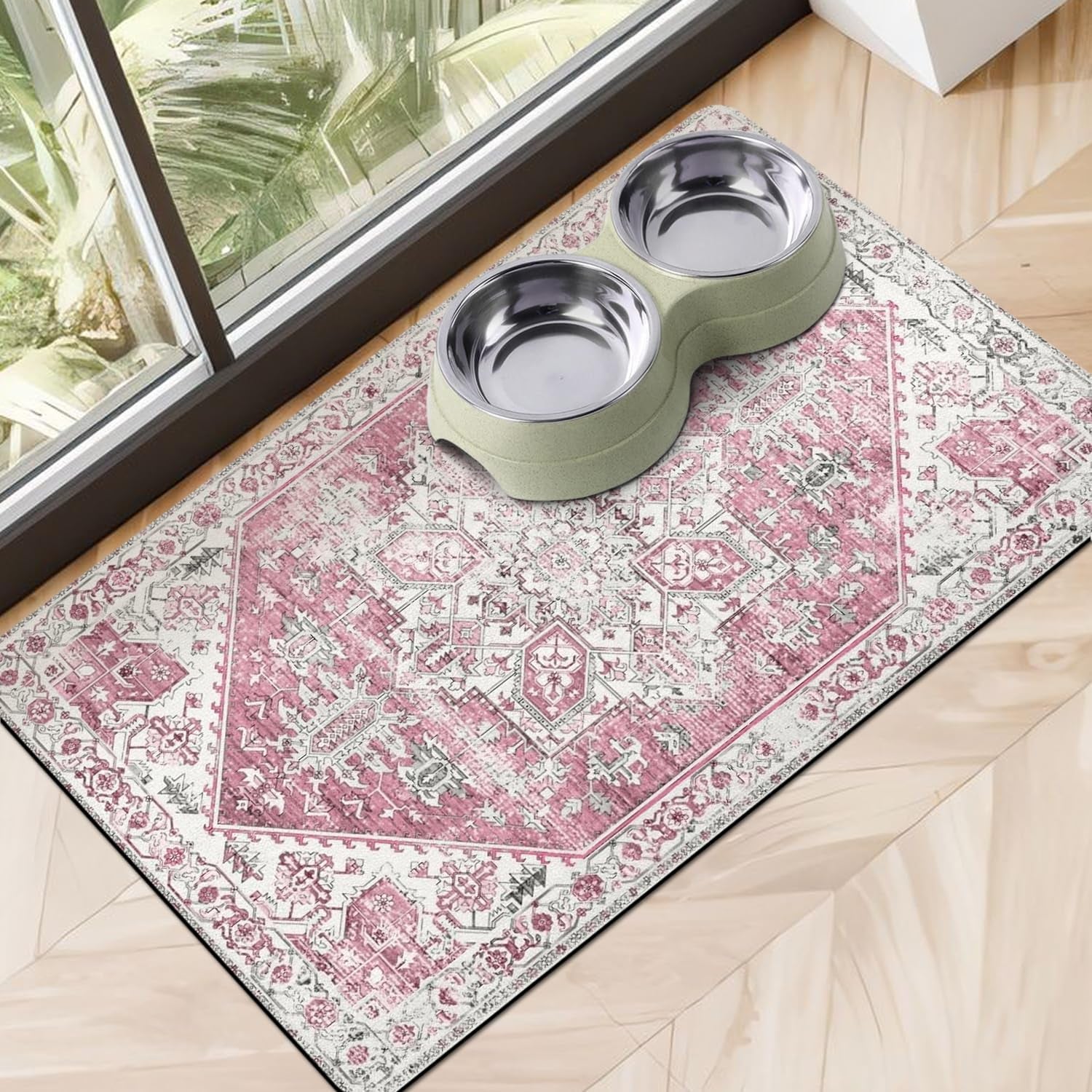 dog-food-mats-for-floors-absorbent-pet-cat-food-mat-non-slip-dog-bowl-mats-for-food-and-water-eco-friendly-boho-dog-placemats-feeding-mat-pet-supplies