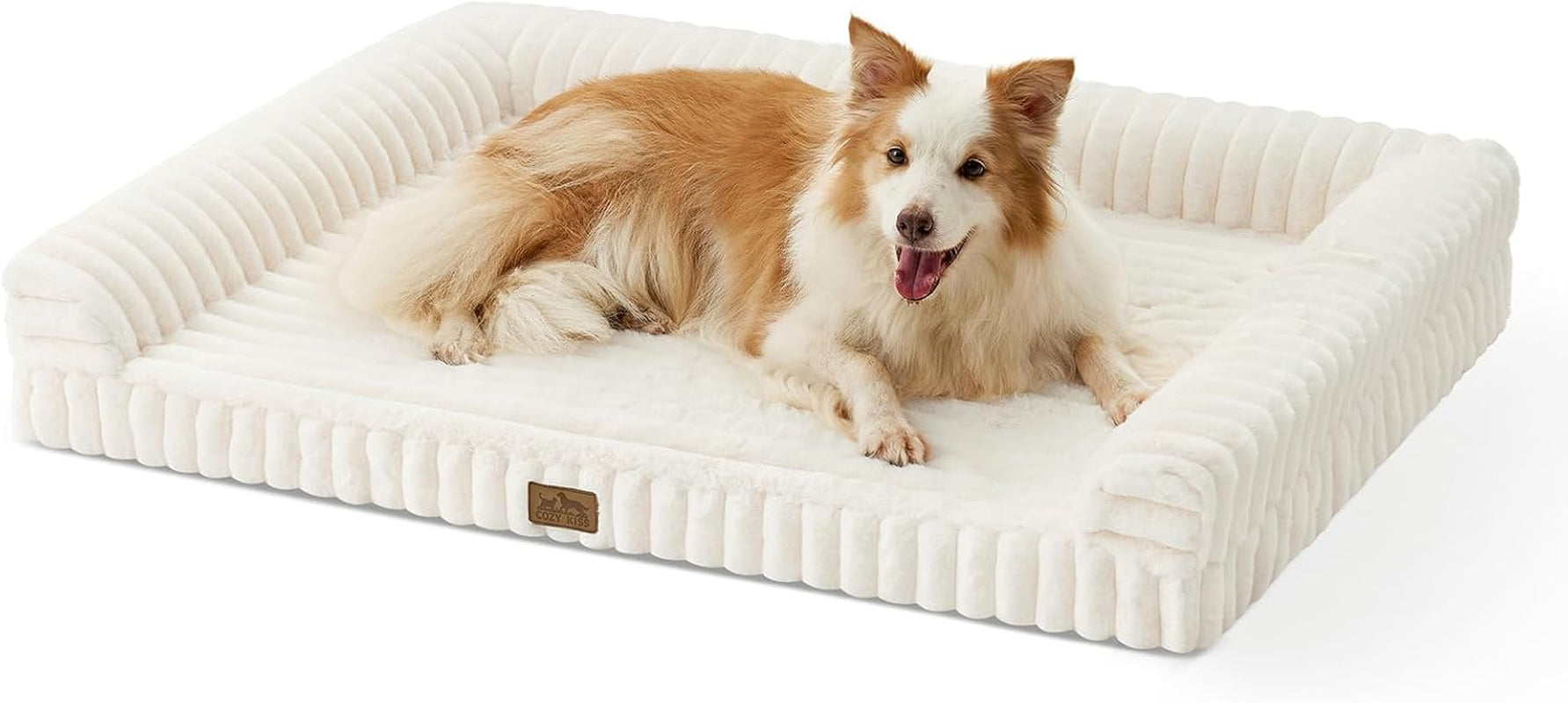 cozy-kiss-ultra-soft-faux-rabbit-fur-dog-bed-for-medium-dogs-36x27-orthopedic-foam-couch-removable-washable-cover-waterproof-lining-cream