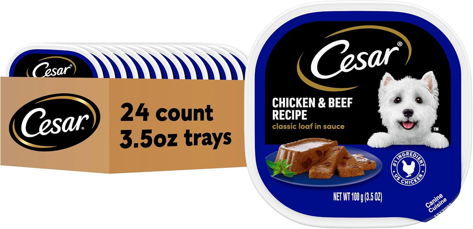 cesar-classic-loaf-in-sauce-wet-dog-food-filet-mignon-3-5-oz-24-count-made-in-usa-real-beef-1-ingredient-no-fillers-added-sugar-artificial-flavors-use-as-meal-or-topper-easy-peel-trays