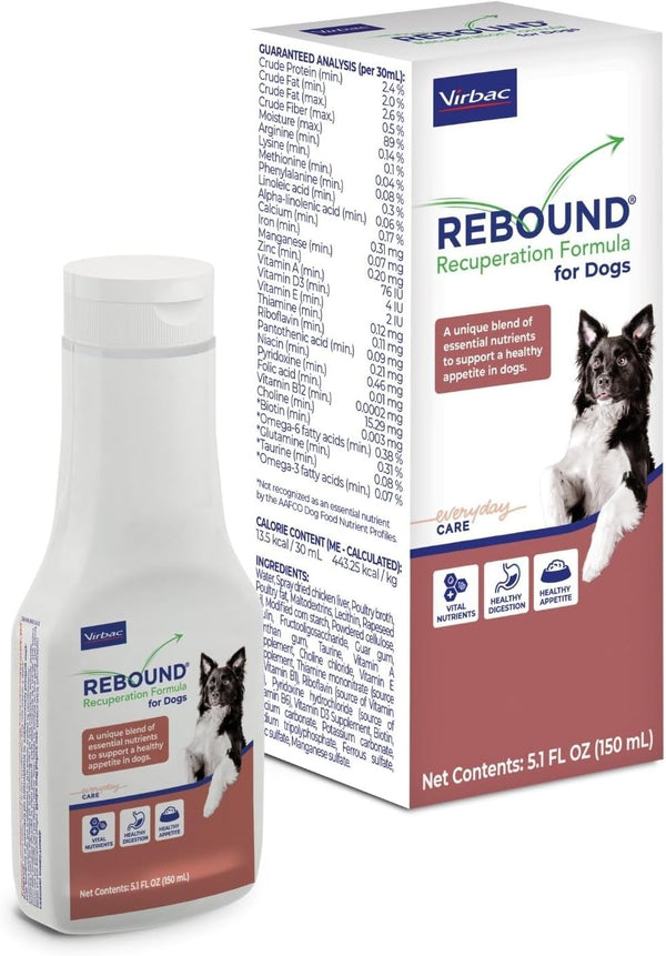 Rebound Recuperation Formula for Dogs, Hydration Support | Nutritional Liquid Supplement with Essential Amino Acids & Prebiotics to Stimulate Appetite & Support Post Surgery Recovery.3
