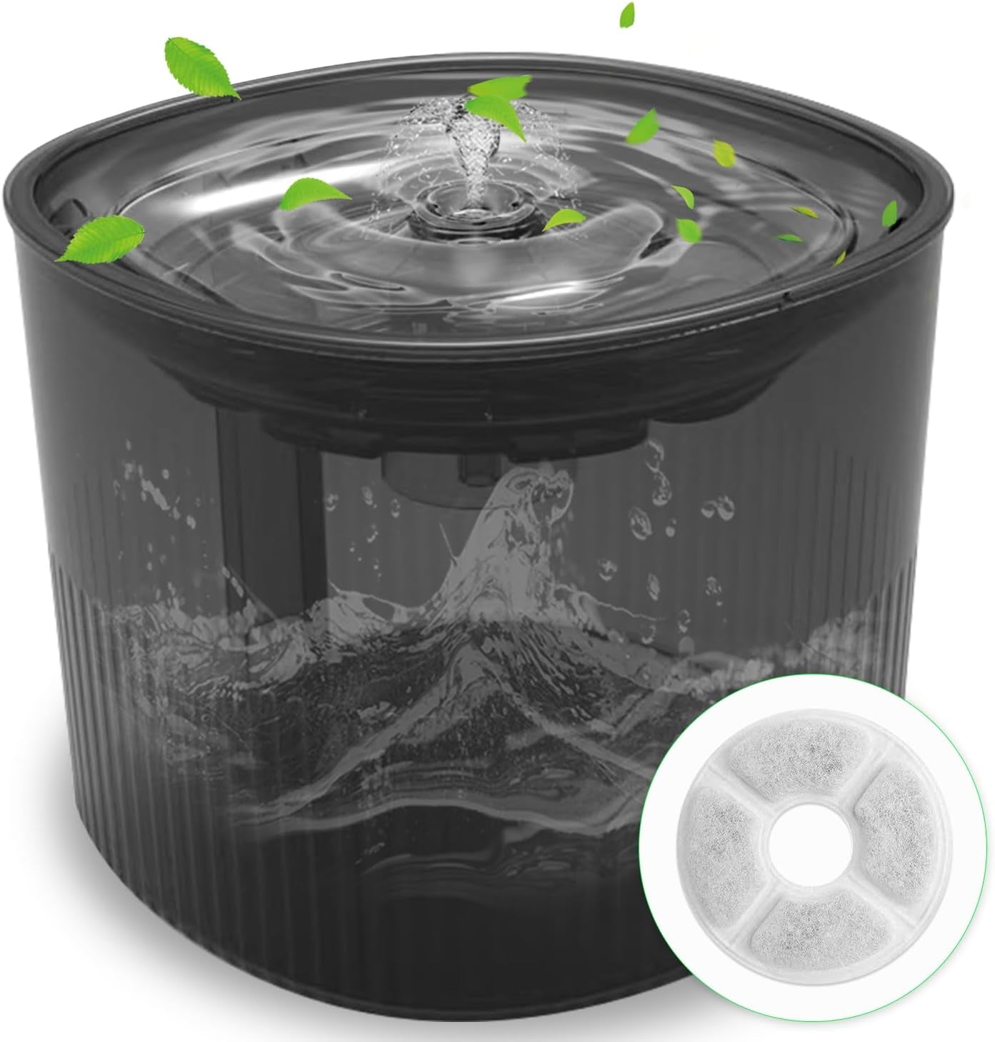 cat-water-fountain-dog-water-dispenser-automatic-pet-fountain-dogs-drinking-waterer-bowls-indoor-auto-watering-dish-animal-feeding-drinking-quiet-waterfall-with-1-replacement-filter61-oz-1-8-l