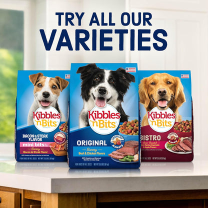 Kibbles 'N Bits Original Savory Beef & Chicken Flavor Dry Dog Food, 31 Pound Bag7