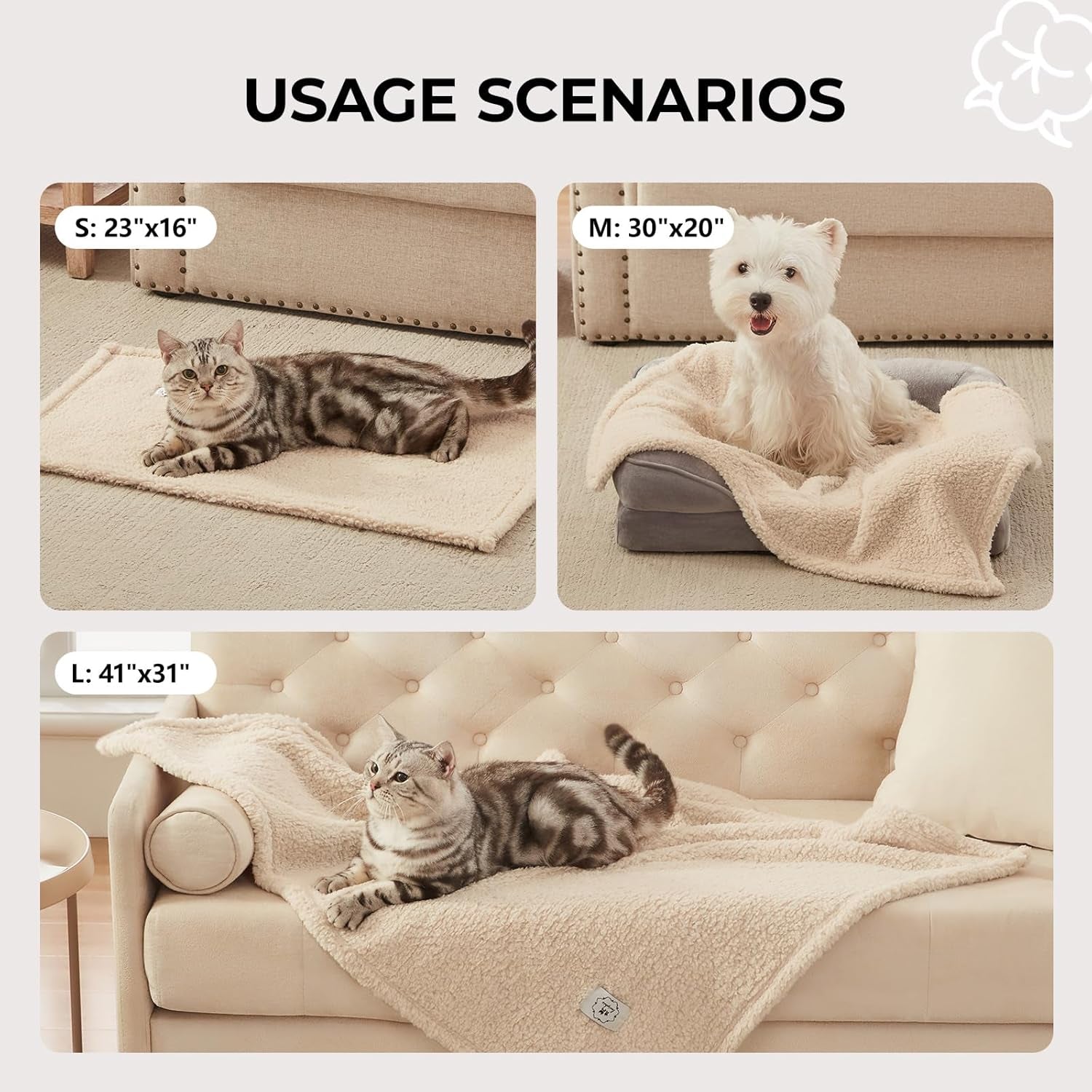1-pack-3-calming-blankets-fluffy-premium-fleece-pet-blanket-soft-sherpa-throw-for-dog-puppy-cat-beige-small-23-x16