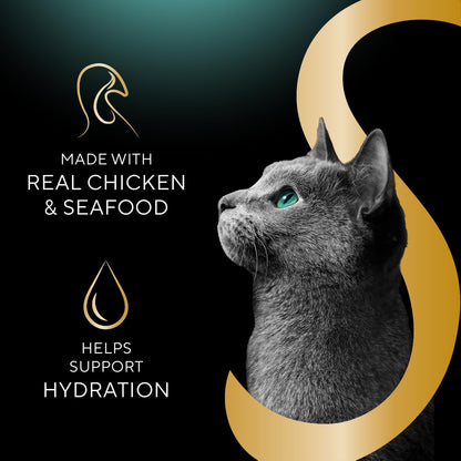 Sheba Selections Filets Wet Cat Food Complement, Variety, 1.3 Oz, 24 Ct | Grain-Free, Real Chicken #1 Ingredient, No Corn or Soy, No Artificial Flavors, Peel & Serve Topper or Treat, 1.3 Oz. Cups3