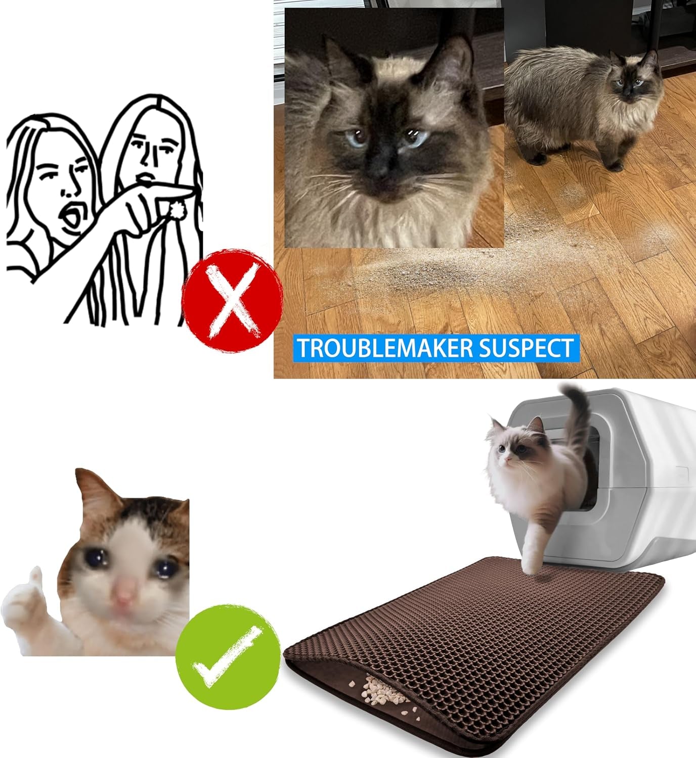 httmt-20x15-7-inch-pet-supplies-cats-litter-housebreaking-40x50-brown-cat-litter-mat-double-layer-pad-trapper-folding-pad-eva-foam-rubber