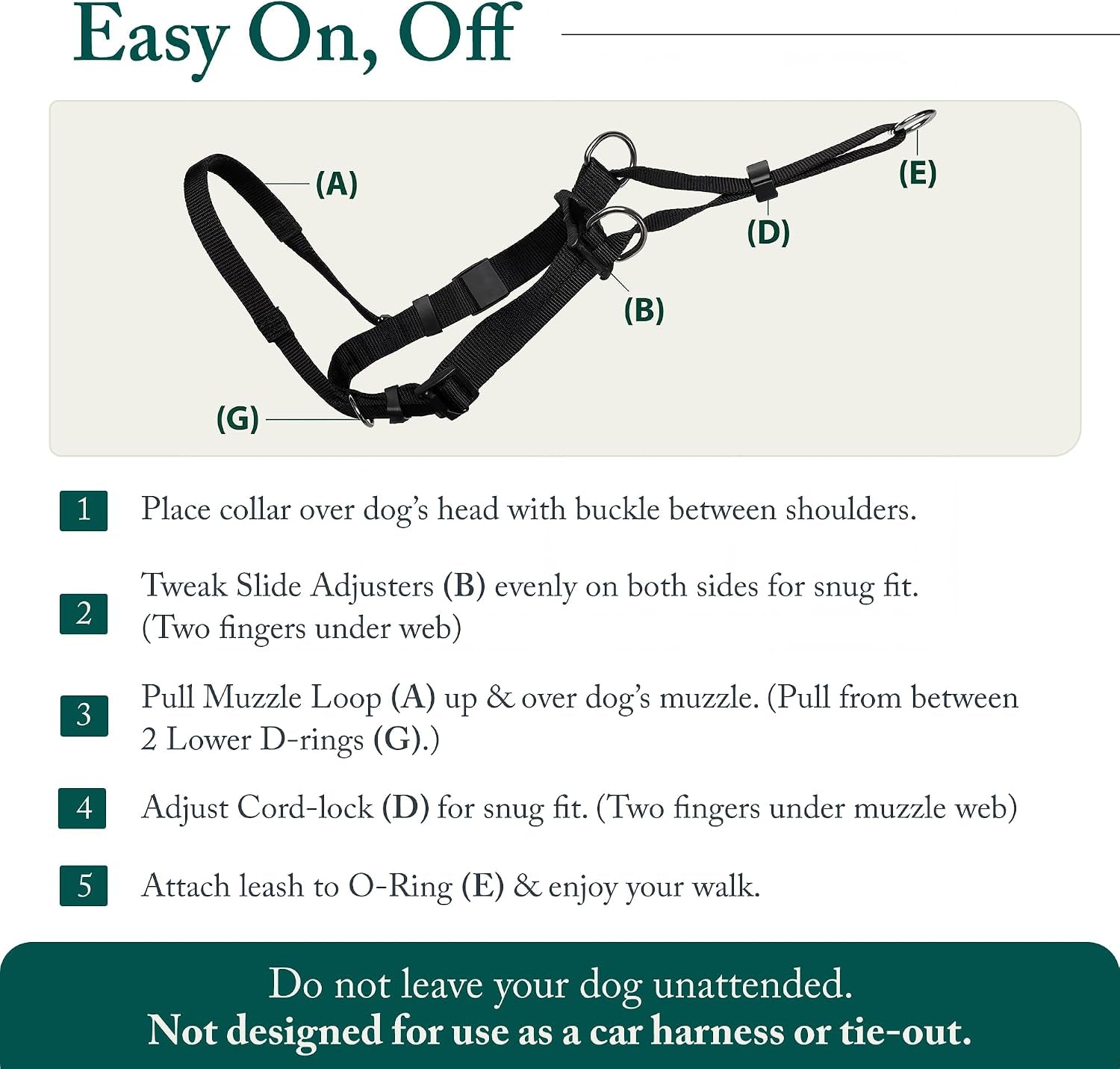 sporn-head-halter-for-dogs-no-pull-dog-harness-durable-nylon-training-collar-for-large-breeds-no-choke-design-padded-restraints-adjustable-fit-easy-on-off-black-large