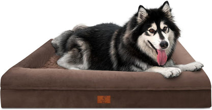 XL Orthopedic Waterprood Dog Bed for Extra Large Size Dogs | 360 Degree Bolster Support, Egg Crate Foam, Waterproof Liner, Non-Slip Bottom, Machine Washable Cover, 45 X 35 Inch29