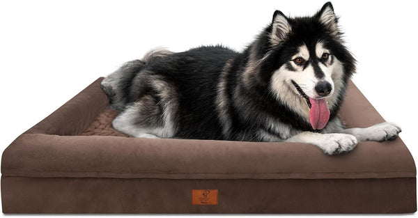 XL Orthopedic Waterprood Dog Bed for Extra Large Size Dogs | 360 Degree Bolster Support, Egg Crate Foam, Waterproof Liner, Non-Slip Bottom, Machine Washable Cover, 45 X 35 Inch29