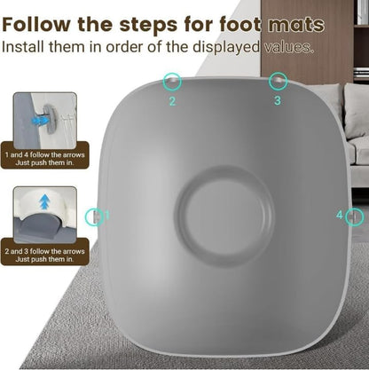Silicone Litter Pad Accessory anti Bite Leakproof anti Scratch Replacement Easy to Clean for Automatic Cat Parts 19.49X15.75X0.39Inch3