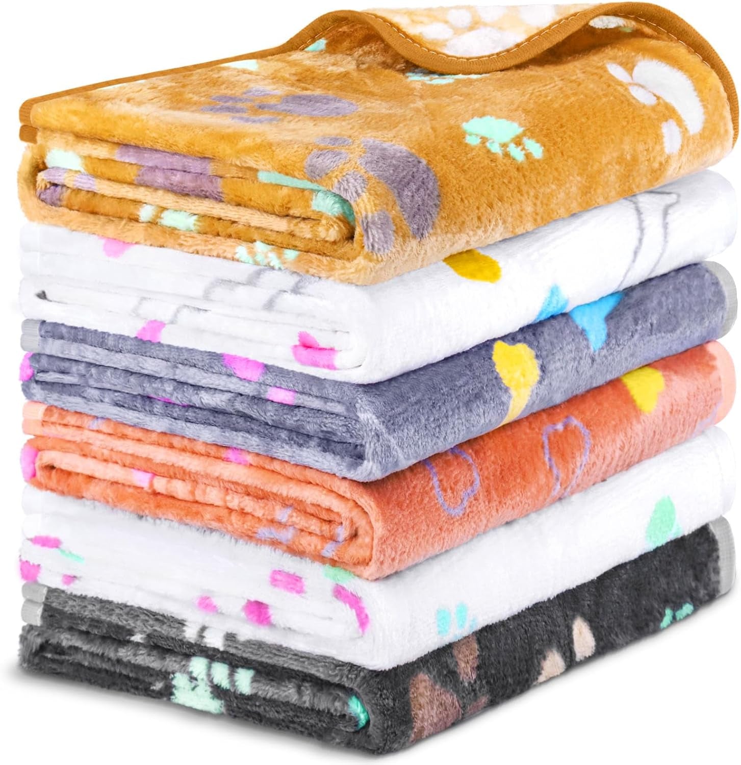 yedsintu-6-pcs-absorbent-guinea-pig-blankets-washable-small-animal-fleece-bedding-cage-liners-reusable-pet-pee-pad-sleep-mat-pad-cover-for-hamster-ferret-rabbit-chinchilla-hedgehog-16x24