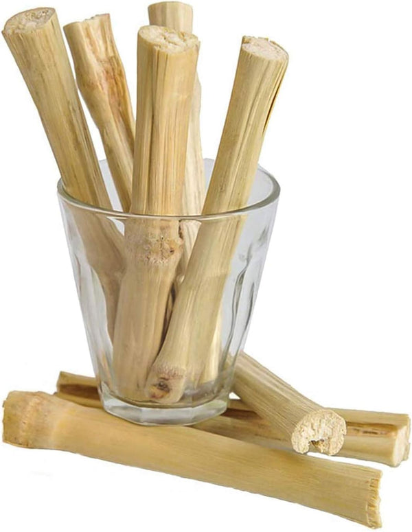 BWOGUE 100G Pet Snacks, Bamboo Chews for Rabbits, Sweet Bamboo Chew Sticks | About10-14 Sticks, 3.94 in Bamboo Sticks for Rabbits, Rabbit Chew Toys, Squirrels, Guinea Pigs, Chinchillas & Hamsters1