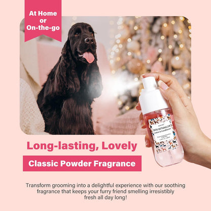 Dog Detangler & Dematting Spray - Leave-In Conditioner, Classic Powdery Scent | Infused with Coconut Oil, Jojoba Oil, and Squalane for Easy, Tangle-Free Grooming - 3.38 Fl. Oz7