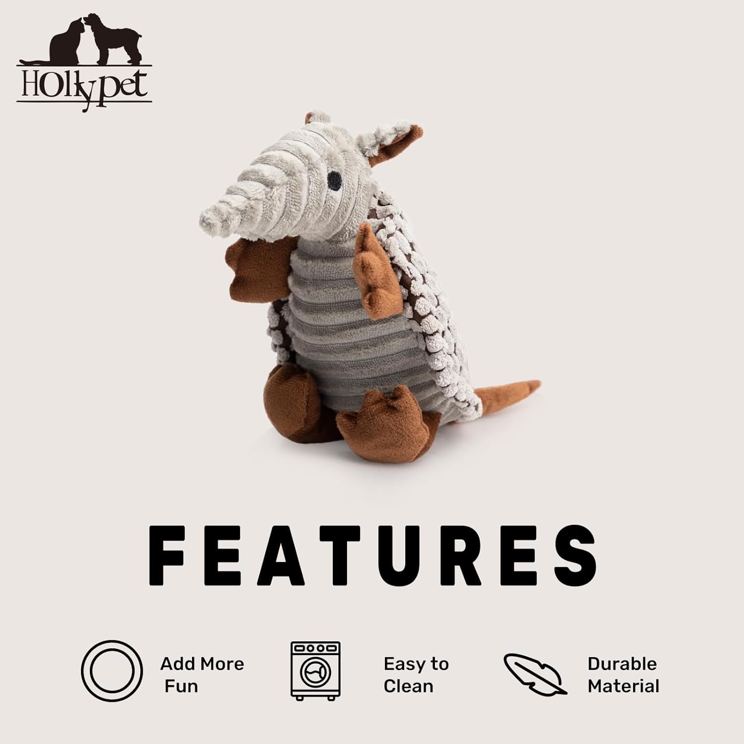 hollypet-plush-squeaky-armadillo-chew-dog-toy-for-small-medium-8-cute-stuffed-armadillo-toy-with-unique-grunt-squeaker-textured-fabric-for-teeth-cleaning-great-for-small-medium-dogs