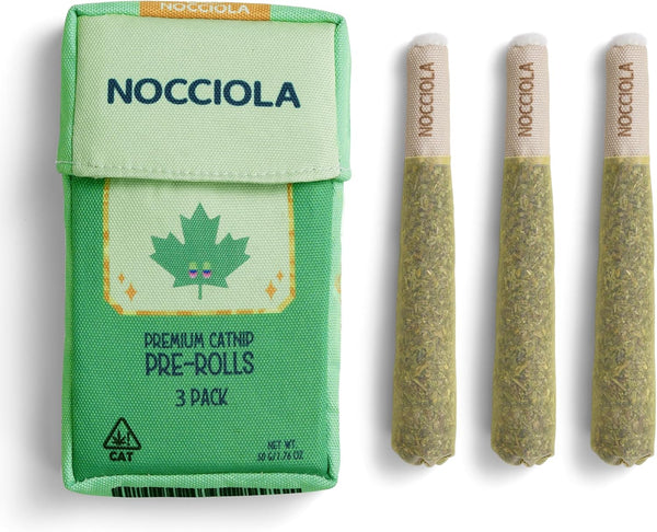 Nocciola 3 Pack Catnip Toys for Cats, Funny Cat Toys Filled with 100% Pure Organic Catnip, Safe Kitten Teething Chew and Kicker Toys, Stress Relieving Fun for Indoor Cats1