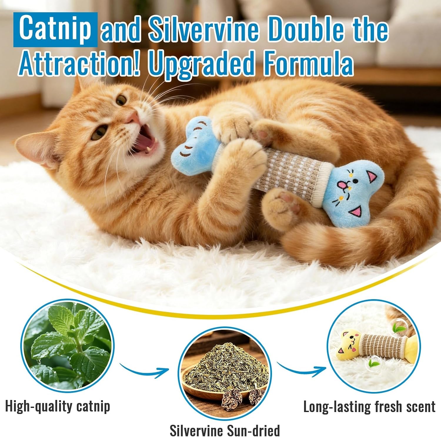 ennokey-catnip-cat-toys-pillows-for-indoor-kitten-kicker-chew-9-45-inches-crinkle-sound-durable-soft-sisal-material-safe-teeth-cleaning-interactive-fun