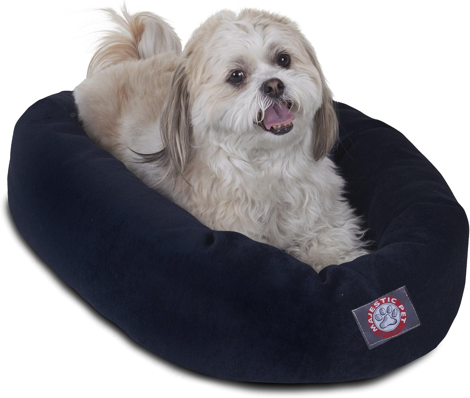 majestic-pet-40-inch-micro-velvet-calming-dog-bed-washable-cozy-soft-round-dog-bed-with-spine-for-head-support-fluffy-donut-dog-bed-40x29x9-inch-round-pet-bed-large-pearl