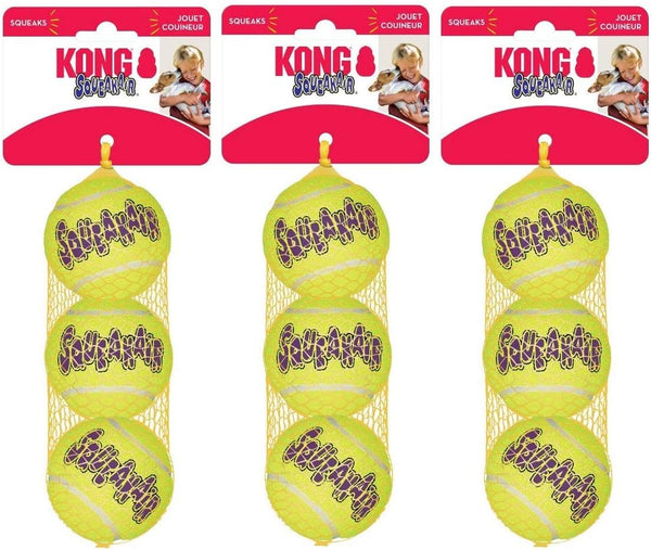 Kong Squeakair Dog Toy Tennis Ball - Medium, X 91