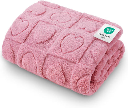 Luciphia Small Dog Blanket Washable Pet Bed Cover Soft Fluffy Puppy Blanket with Premium Fleece 300GSM Cozy Calming Cat Blankets for Indoor Cats Pink 30X20 Inch1