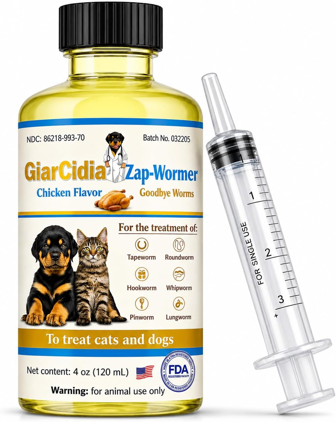 no-more-worms-in-cats-and-dogs-dewormer-for-cats-and-dewormer-for-dogs-chicken-flavour-120-ml-4-oz-glass-bottle-includes-3-ml-dropper-with-cap-chicken-flavor