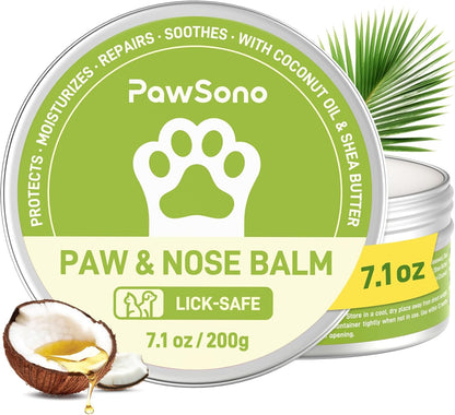 Pawsono Lick-Safe Dog Paw & Nose Balm with Coconut Oil | All-Natural Dog Paw Protector against Hot Pavement & Sand, Great for Dogs Who Hate Dog Booties or Shoes (2.1 Oz / 60 G)11
