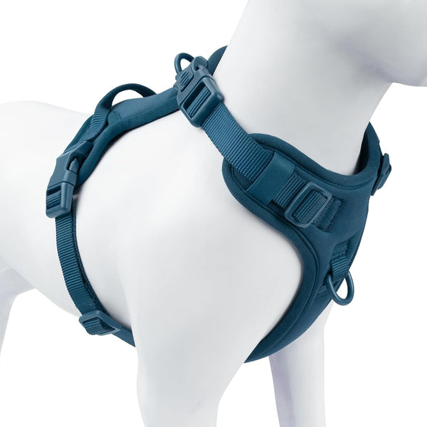 No Pull Dog Harness, Puppy Vest with Front Clip for Small Medium Large Sized Dog(Light Pink,L)14