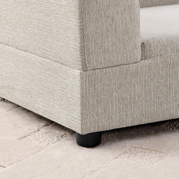 Oversized Dog Sofa Couch for Medium & Large Dogs, Modern Pet Couch Bed with Backrest & Armrests, Supportive Foam Cushion, Linen Fabric Dog Couch7