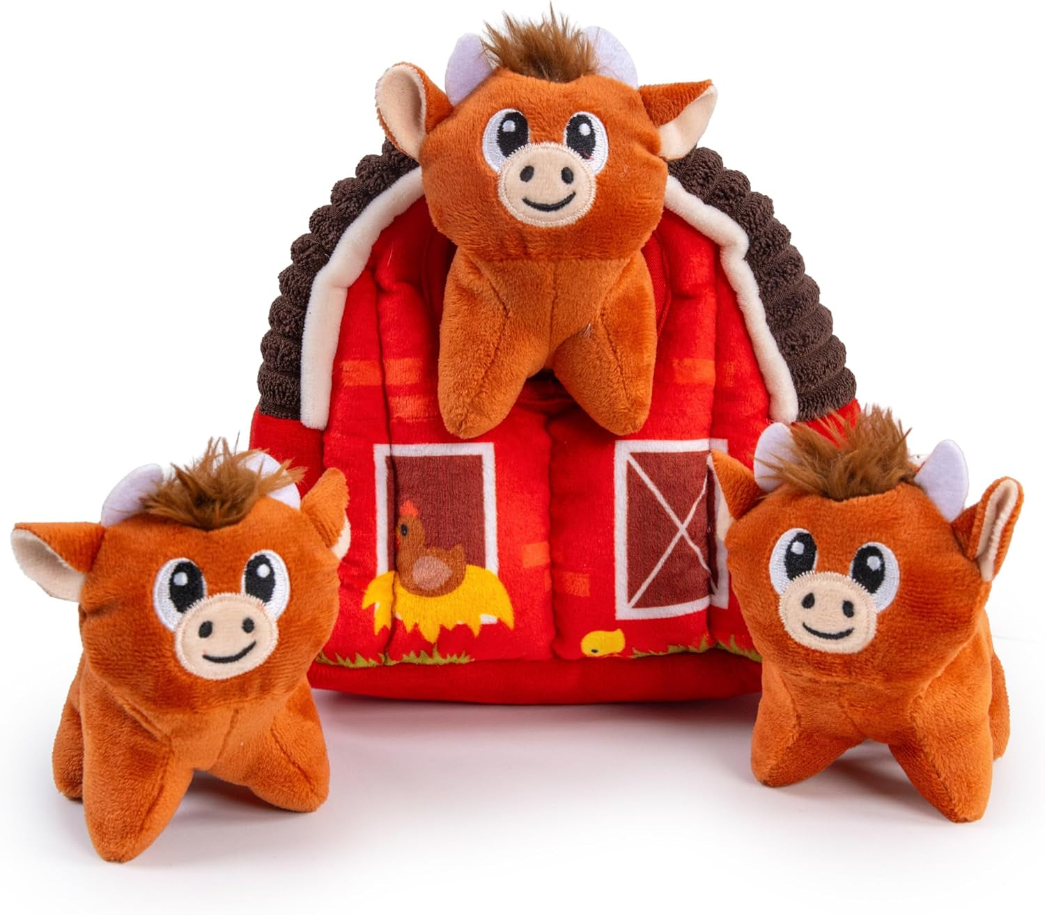 outward-hound-hide-a-squirrel-dog-toy-interactive-2-in-1-plush-puzzle-with-6-squeaky-removable-squirrels-x-large