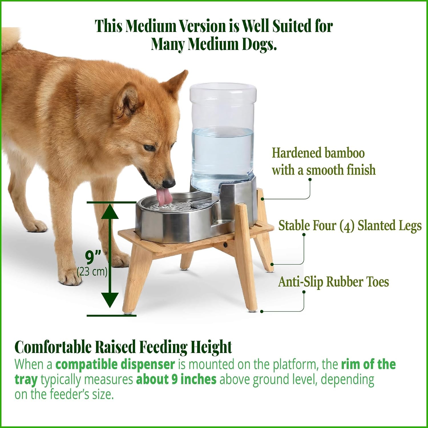 dog-water-and-food-dispenser-stand-for-medium-dogs-adjustable-bamboo-use-to-elevate-raise-hold-gravity-or-automatic-food-feeders-and-water-bowl-dispensers-medium