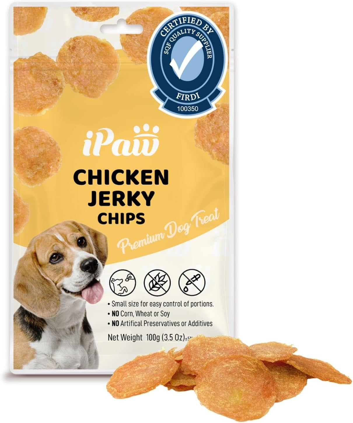 ipaw-chicken-tots-dog-treat-sqf-certified-production-process-training-treat-puppy-training-human-grade-training-reward-hypoallergenic-easy-to-digest