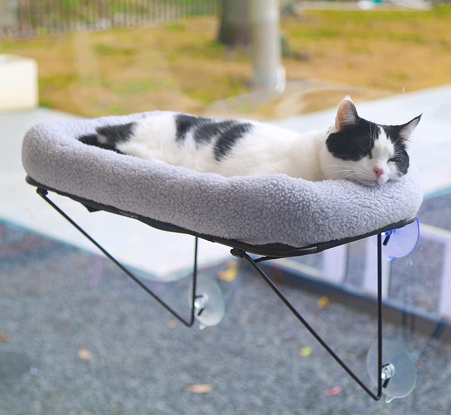 zakkart-cat-window-perch-100-metal-supported-from-below-comes-with-warm-spacious-pet-bed-cat-window-hammock-for-large-cats-kittens-for-sunbathing-napping-overlooking-white