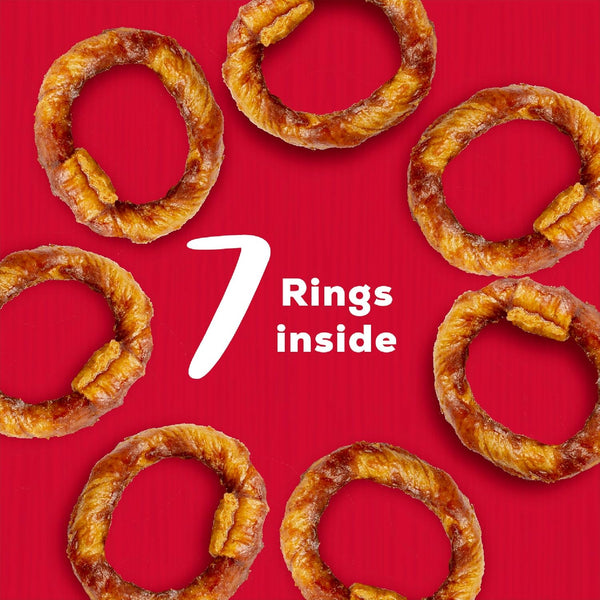 Country Kitchen Rawhide Free Beef Rings Dog Chews, 7 Count5