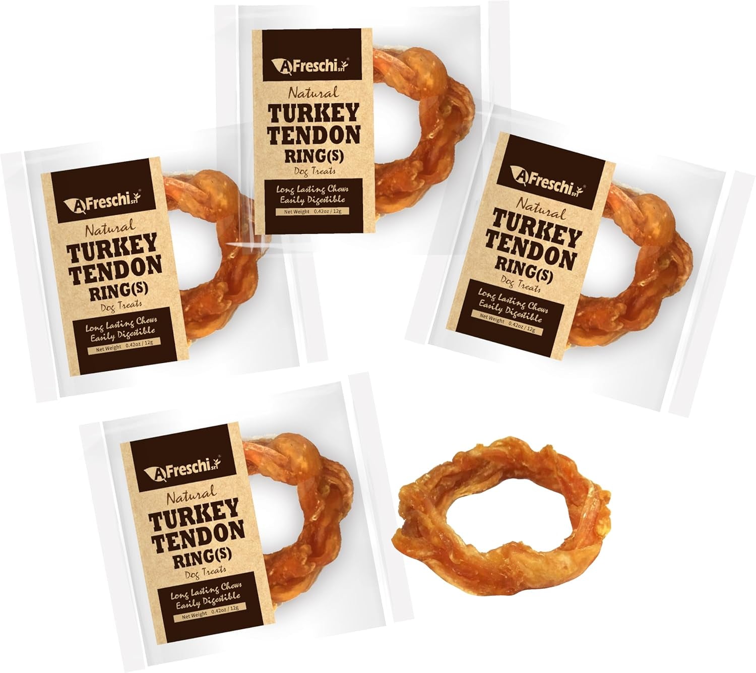 a-freschi-srl-turkey-tendons-for-dogs-usa-sourced-human-grade-rawhide-free-long-lasting-puppy-chews-all-natural-hypoallergenic-dog-treats-for-small-breeds-strips-3oz-pack